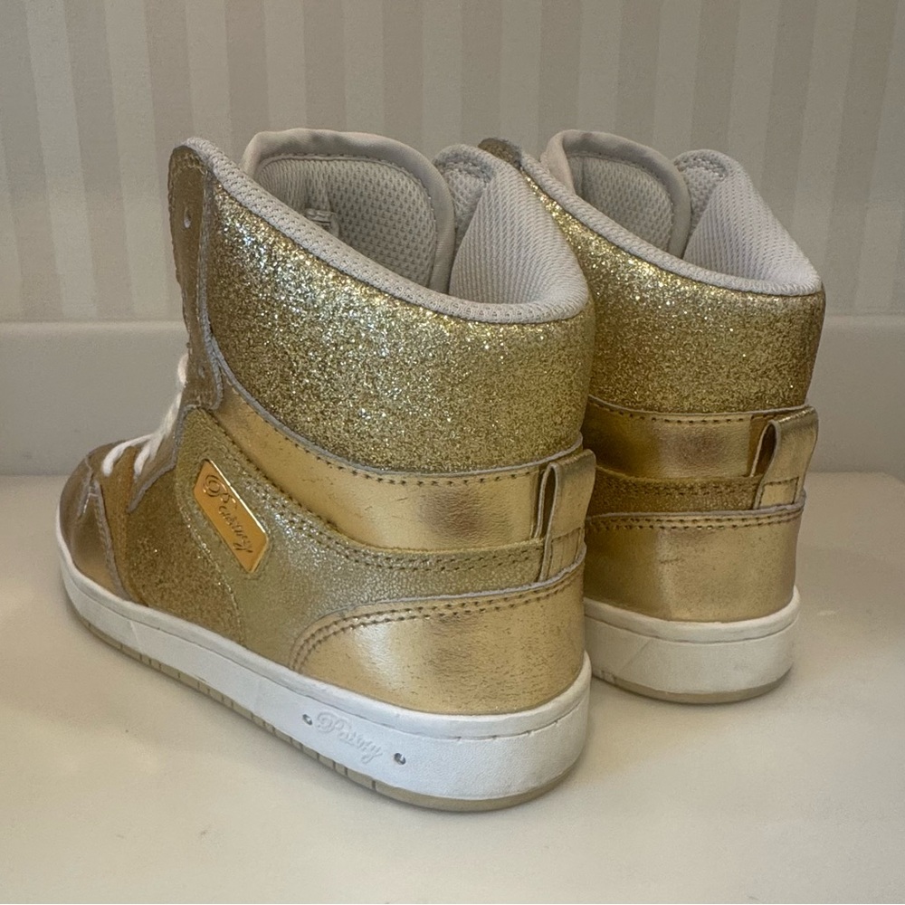 Pastry Glam Pie Gold Glitter High-Top Sneaker And Dance Shoe - Picture 7 of 16